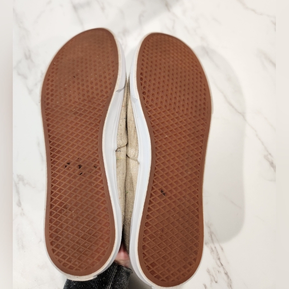 Vans Off The Wall Kahki Low Top Canvas Vans Shoes Unisex Womens 6.5 - Picture 7 of 9